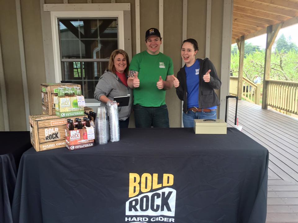 Bold Rock Hard Cider tasting at Chiles Peach Orchard