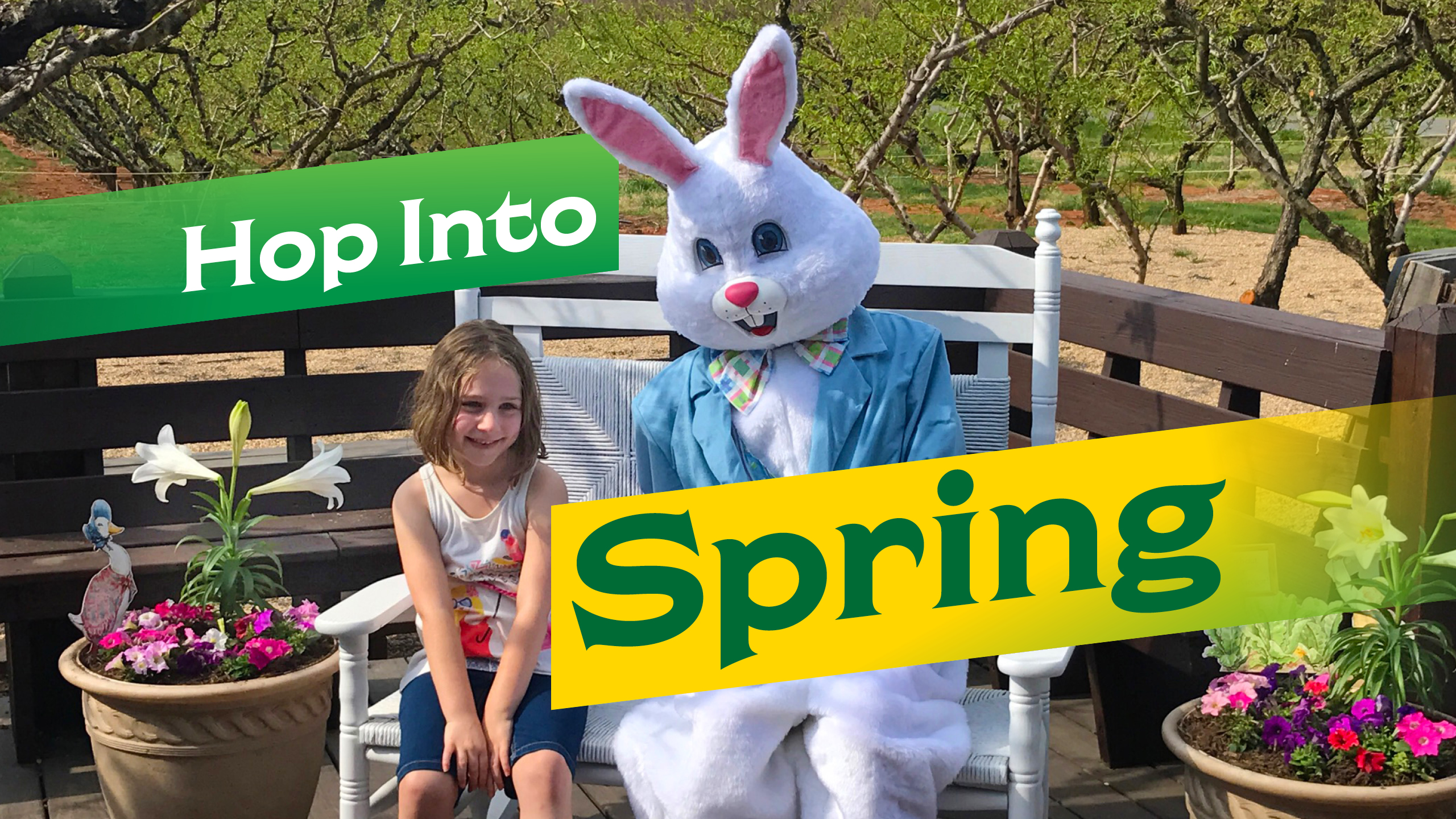 Hop Into Spring Easter event at Chiles Peach Orchard