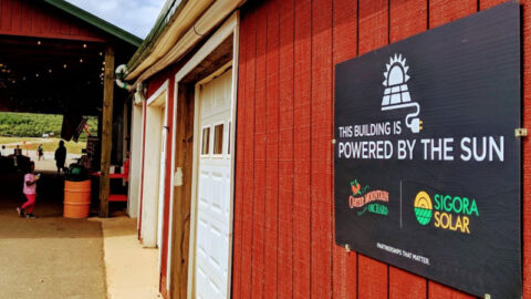 Apple Barn is Powered by the Sun thanks to Sigora Solar